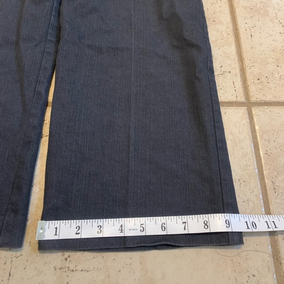 S.C. & CO. Petites 10P Wide Leg Denim Trousers Dark Wash - Picture 5 of 6